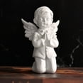 thumbnail image 5 of AOOOWER Cherub Angelic Praying Boy Girl Sculpture Statue Garden Christian Figurine Ornament for Home Table Decoration Party Gift, 5 of 10
