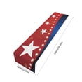 thumbnail image 3 of Chmadoxn 4th of July Table Runner, Independence Day Table Runner Dresser Scarves, July 4th Non-Slip Rectangle Burlap Decor for Home Stars Red and White Check Plaid Tablecloth, 3 of 8