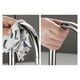 thumbnail image 4 of Grifo de cocina eléctrico de agua caliente instantánea con pantalla digital, agua caliente y fría rápida en 3 segundos, A, 4 of 5