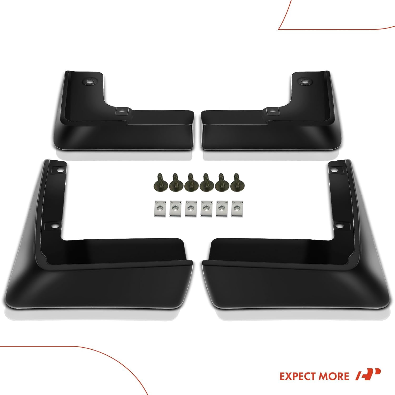 A-Premium Splash Guards Mud Flaps Mudguards Fender Compatible with Toyota Prius Hatchback 2010-2015 Front and Rear 4-PC Set