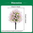 thumbnail image 3 of Outdoor Artificial Morning Glory Decoration, 1 Count Fake Green Plants, Room Decoration, UV Resistant, Easy to Install, for Porch Yard Garden Decoration, 3 of 9