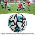 thumbnail image 4 of Balón de fútbol de Tamaña 5, Balón de fútbol de tamaña oficial, fútbol estándar para práctica de juegos de fútbol, 4 of 7