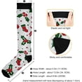thumbnail image 3 of GZHJMY Christmas Compression Socks, Women Men Long Stocking (20-30mmHg), Travel Knee High Stockings for Athletic Sports,Running,Cycling,Nursing, 3 of 7