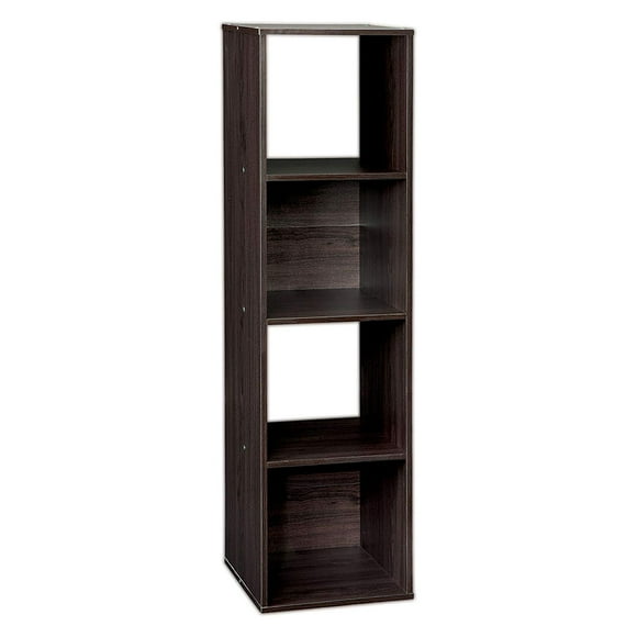 Closetmaid Organisateur de Rangement Décoratif Empilable à 4 Cubes Cubeicals, Espresso