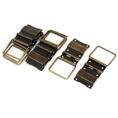 - Wood Jewelry Box Cabinet Cupboard Rotatable Support Hinges 52mm x 40mm 8PCS