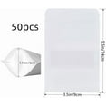 thumbnail image 2 of wqlpp-50 Pack Kraft Pouch, Kraft Paper Zip Lock Food Bag Cookie Tea Bag Stand Up Reusable Sealing Pouches with Transparent Frosted Window for Candy Coffee Beans Storage Tea(3.5 * 5.5in), 2 of 4
