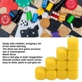 thumbnail image 3 of Set 30PCS 16MM Plastic Rounded 6 Sided DIY Sticker Cubes For Game Party Fun Math Teaching Learning Letters Numbers, 3 of 7