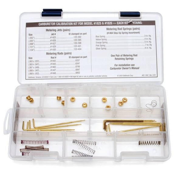Edelbrock 1842 Thunder Series AVS Jet/Rod Kit