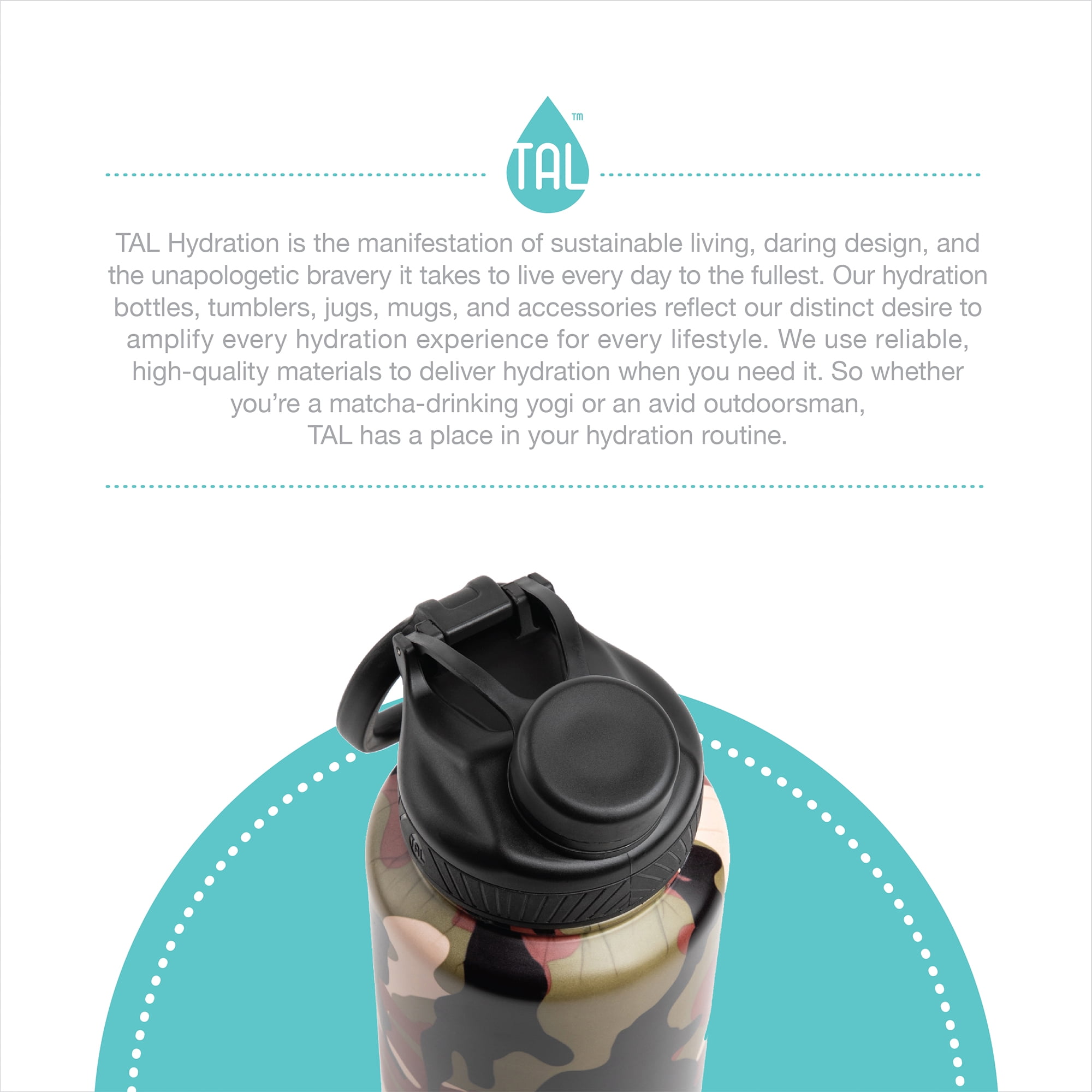 IWOM Stainless Steel Ranger Water Bottle 40 fl oz by TAL – IWOM