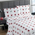 thumbnail image 3 of NBA Officially Licensed Chicago Bulls Microfiber Bed Sheet Set - Queen, 3 of 5