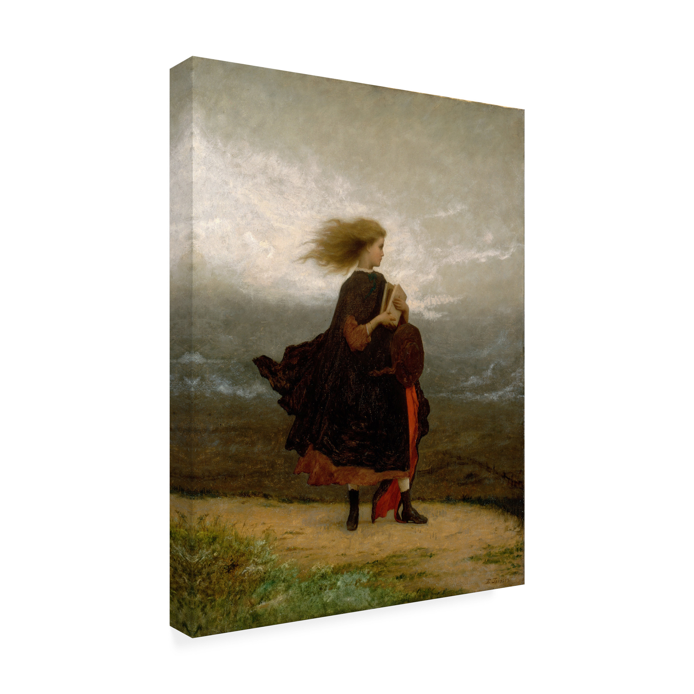 Eastman Johnson 'The Girl I Left Behind Me 2' Canvas Art