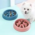 thumbnail image 5 of Slow Feeder Dog Bowls Small Breed, Dog Food Bowl Small Anti-Choking Bloat Stop Puzzle Healthy Eating Bowl(8.3Inch,Blue), 5 of 9