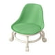 thumbnail image 3 of Silla giratoria con ruedas universales giratorias de 360 degree y asiento bajo Verde, 3 of 9