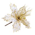 thumbnail image 4 of Flor de Navidad artificial BLESIY Decoración del hogar Adorno de Navidad Corona de brillo, 4 of 8