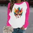 thumbnail image 4 of TaTaai Hoodies Shirts for Women Early Fall Long Sleeve Tops Vintage Graphic Outfits Tops Fashion Pullover Tees Gift, 4 of 6