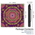 thumbnail image 2 of Paisley Mahjong Mat for Table, 31.5*31.5in Anti Slip American Mahjong Table Cloth, Noise Reduction, Neoprene Mah jongg Mat with Carrying Bag & 3 Dices, Mahjong Accessories Gift, Board Tile Games Mats, 2 of 7
