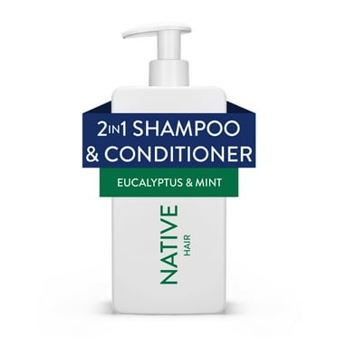 Native Scalp Refreshing 2 in 1 Shampoo and Conditioner Eucalyptus Mint Sulfate & Paraben Free 16.5oz
