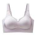 thumbnail image 4 of Womens Padded Seamless Sports Bra, Stretch Sleep Bra with Compression Lift, Full Support for Workout/Daily, 4 of 5