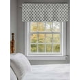 thumbnail image 3 of Plaid Valances for Windows, Rod Pocket Kitchen Valance Curtains - Soft & Washable Small Window Treatment for Living Room,&nbsp;Bathroom, Grey , 42x12 Inch, 1 Panel, 3 of 9