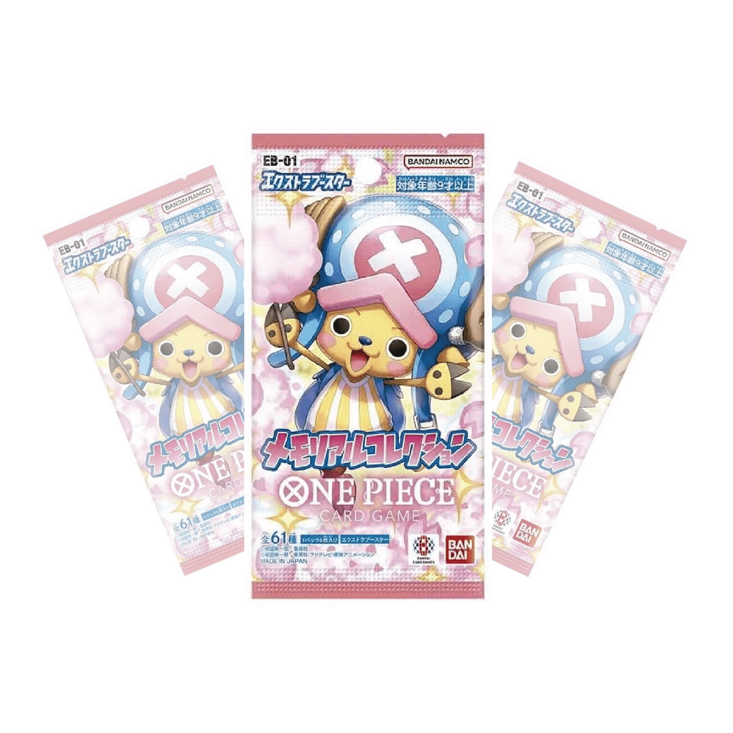 BANDAI ONE Piece Card Game Extra Booster Box - Memorial Collection EB-01 (24 Packs) Japanese