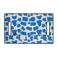 thumbnail image 2 of Whosucclay Blue Cow Print Golf Cart Seat Blanket, Anti-Scratch 4 Storage Pockets Golf Cart Seat Protector for More 2 Person Seats Wear-Resistant Cover, 52.36"x 32.28", 2 of 7
