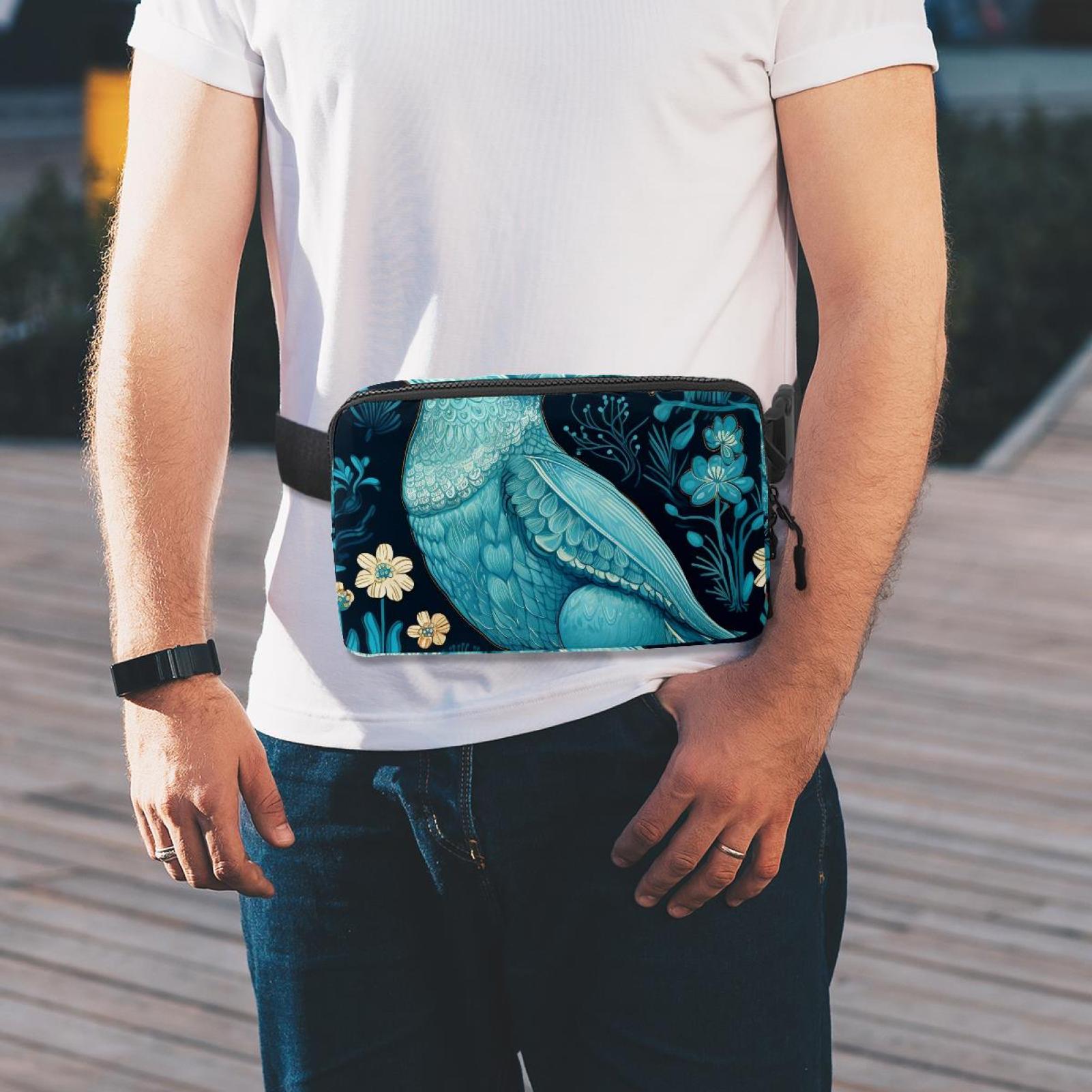 Prayer hands Adjustable Lightweight Waist Bag Crossbody Fanny Pack with Extension Strap for Men and Women
