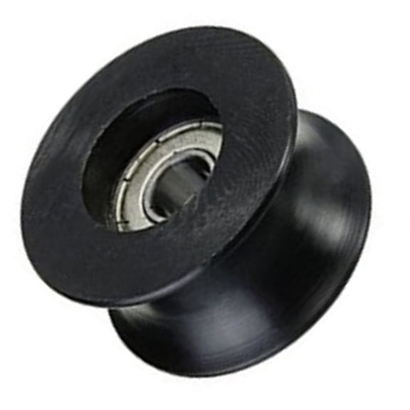 Nylon coated U-shaped pulley roller bearings and track ball bearings 4 pcs