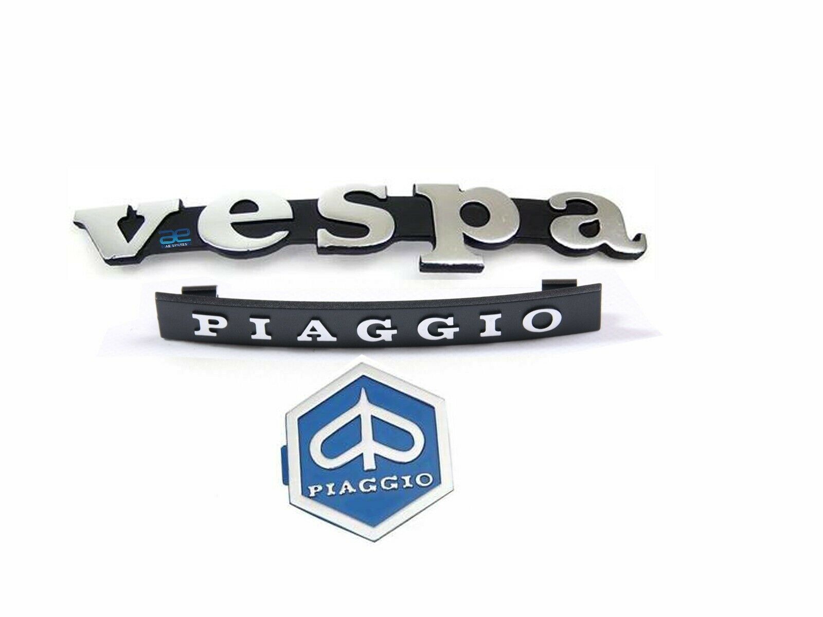VESPA PIAGGIO HORNCAST LEGSHIELD BADGE EMBLEM KIT