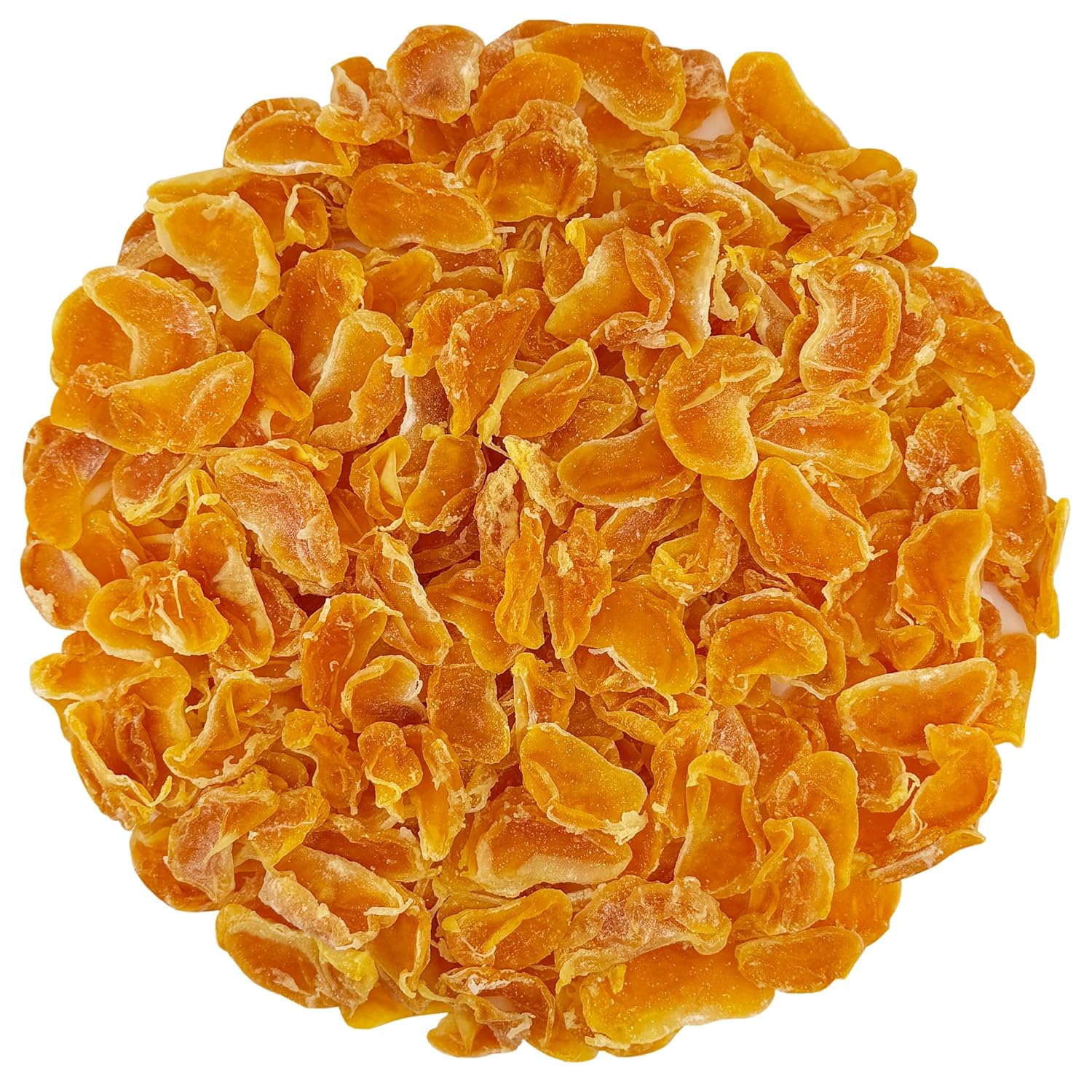 FirstChoiceCandy Dried Mandarin Orange Slices, Sweetened Soft Chewy Citrus Fruit Snack in Resealable Bag (2 Pound)