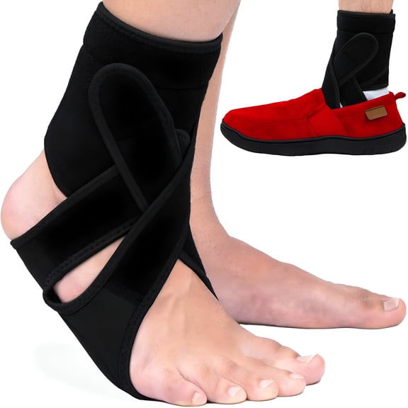 XIRQI 2026 New Foot Afo Foot Drop Brace for Walking with Shoes,Socks,Or Barefoot Provides Foot Drop Support for Men Or Women and Also Provides Plantar Fasciitis Relief