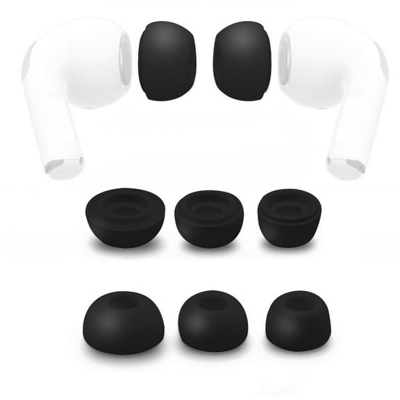 50% off Ear Tips for AirPods (2nd Generation) Anti-Slip Eartips. Fit in The Charging Case, 3 Pairs Silicone Earbuds Tips (S/m/l, White)