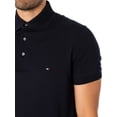 thumbnail image 4 of Tommy Hilfiger Essential Interlock Slim Polo Shirt, Blue, 4 of 6