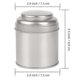 thumbnail image 2 of 6Pcs Tea Tins Canister with Airtight Double Lids,Mini Tin Can Box and Small Round Kitchen Canisters, 2 of 4