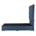 thumbnail image 2 of Box Base Cama King Size+ Cabecera Ikki Azul, 2 of 8