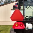 thumbnail image 2 of Slow Moving Vehicle Safety Sign with Reflector Triangle Sign Reflective Board, 2 of 4