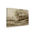 thumbnail image 2 of Trademark Fine Art 'Herding Sheep' Canvas Art by Carl Weber, 2 of 4
