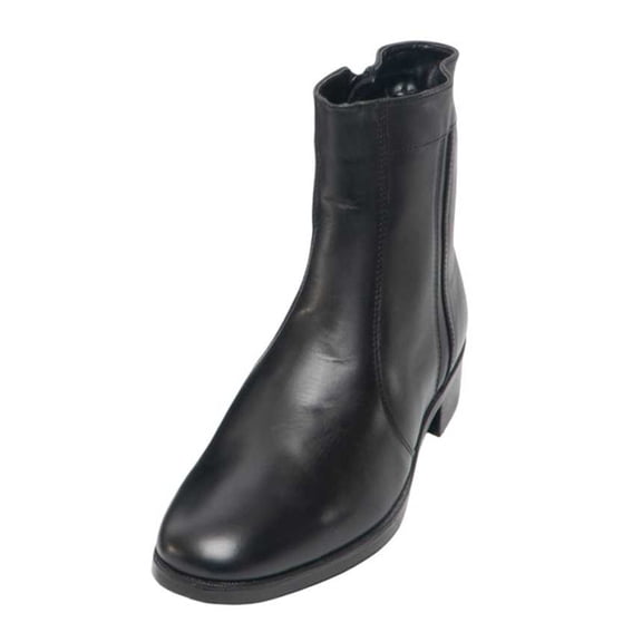 Scimitar Mens Inside Zip Lined Resin Sole Boots