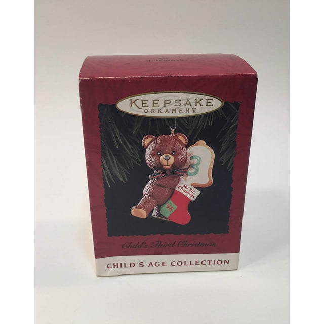 Hallmark Keepsake Ornament Child's Age Collection Third Christmas