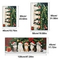 thumbnail image 4 of YIMEIS The cat under the Christmas tree Kitchen Mat Rug Set  - Perfect for Kitchen Counter, 16''*24''/20''*32''/47''*18'', Functional for Decoration, 4 of 10