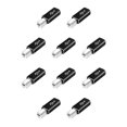 thumbnail image 1 of Advancent Adaptador USB tipo c para oficina en casa con equipo de conector accesorio de conexión estable convertidor de adaptación herramienta Cabeza recta/Negro 10Conjunto, 1 of 6