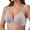 Light Gray, Gray, variant on WDDDD Women's Jacquard Thin Cup Wireless Bra Light Yellow 36