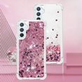 thumbnail image 6 of Slim Fit Phone Case for Samsung Galaxy A54 5G, Glitter Liquid Quicksand Effect Silicone Soft TPU Case with Camera Lens and Screen Protection for Galaxy A54 5G,LSWT Diamond Rose, 6 of 12