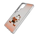 thumbnail image 2 of Cleveland Browns Linen Logo Galaxy Clear Case, 2 of 6