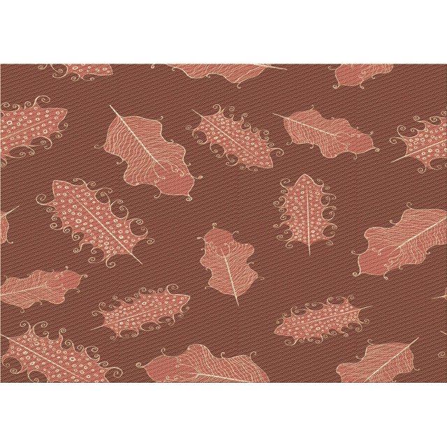 Ahgly Company Machine Washable Indoor Rectangle Transitional Halloween Orange Area Rugs, 4' x 6'