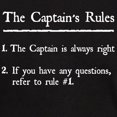thumbnail image 3 of CafePress - Captain's Rules Dark T Shirt - Men's Classic Graphic Cotton T-Shirt, 3 of 4