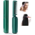 thumbnail image 1 of Mini plancha de pelo, cepillo alisador de pelo inalámbrico recargable, tres, 1 of 5