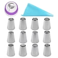 thumbnail image 3 of Reusable Russian Piping Tips, Professional DIY Piping Tips Set Icing Piping 14Pcs, 3 of 8