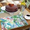 thumbnail image 4 of CounterArt Poinsettia Garden 4-Pack Reversible Plastic Tabletop Placemats, 4 of 7