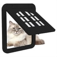 thumbnail image 3 of Puerta para Mascotas con Cerradura,Solapa Interior para Puerta,Ventana para Gatos,Pantallas,Barrera,Puerta Corrediza,Pantallas para Ventanas,Inserción Puerta para Perros B, 3 of 8