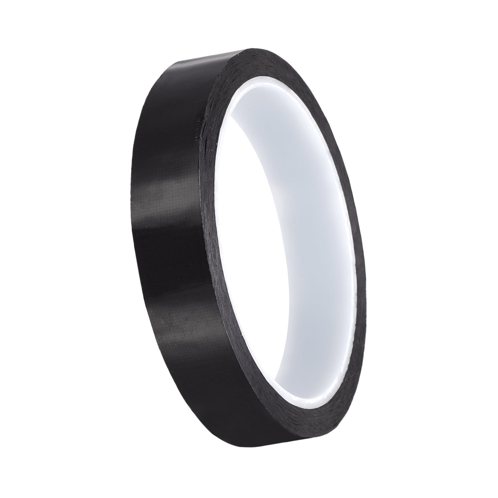 Unique Bargains Adhesive Conductive Protection Masking Tape Black 0.63"
